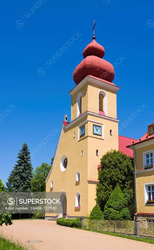 The monastic church of St. Joseph in Jablunkov, Frydek-Mistek district, Moravskoslezsky region, Czech Republic, Europe