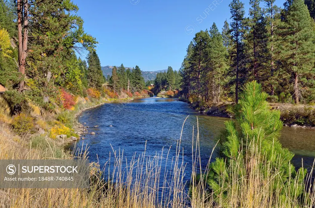 South Fork Payette River, Wildlife Scenic Byway, Garden Valley, Highway 24, Idaho, USA