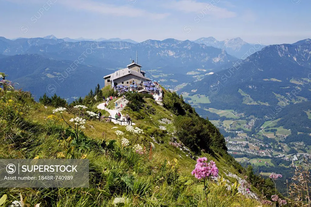 Kehlsteinhaus or Eagle's Nest, Kehlstein Mountain, Berchtesgaden, Berchtesgadener Land, Upper Bavaria, Bavaria, Germany, Europe