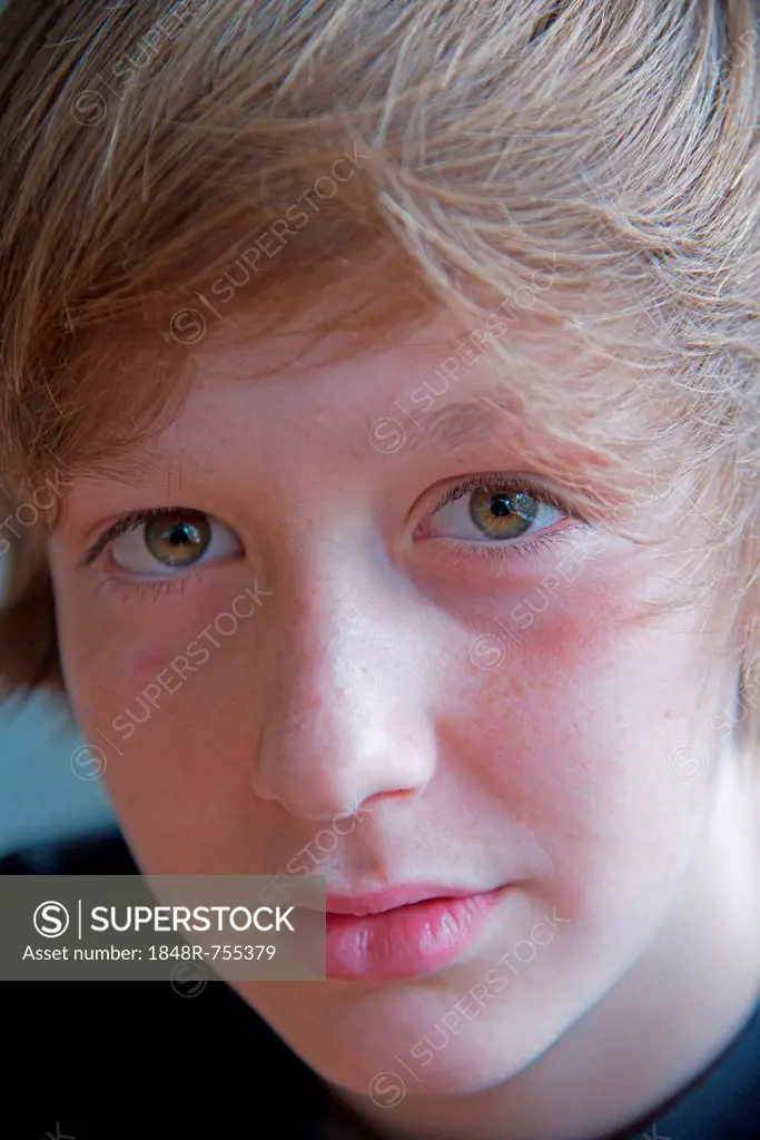Boy, twelve years, portrait
