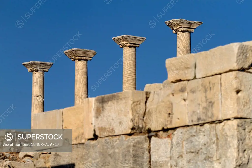 Part of St. John's Basilica, Ephesus, Efes, Selcuk, Turkey