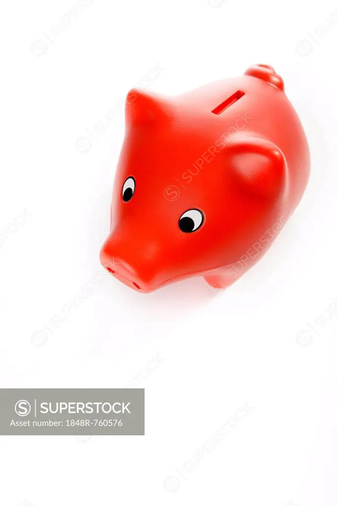 Red piggy bank