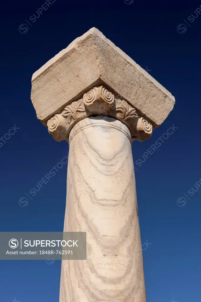 Column, part of the Basilica of St. John in Selcuk, Ephesus, Turkey