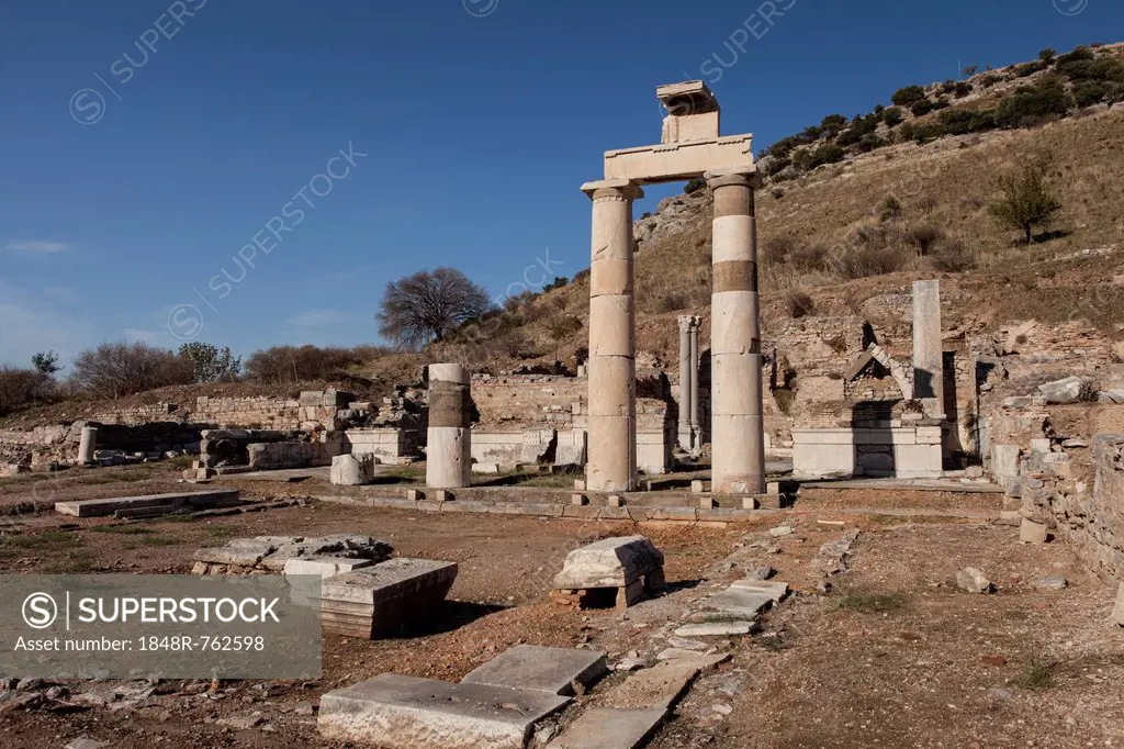 Ruins of ancient Ephesus, Selcuk, Turkey