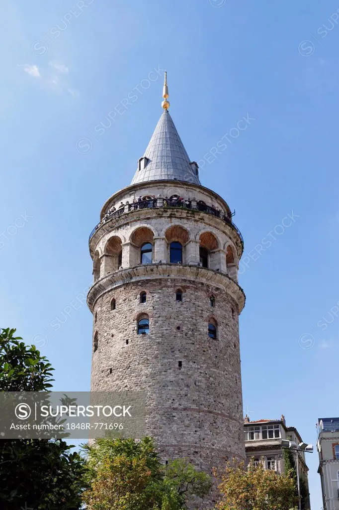 Galata Tower, Galata, Karaköy, Beyoglu, Istanbul, Istanbul Province, Turkey