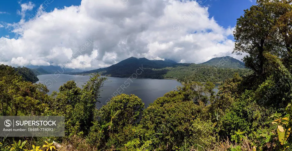 Danau Buyan, Lake Bratan, Lake of Holy Mountain, Bali, Banjar Asahpanji, Banjar, Bali, Indonesia