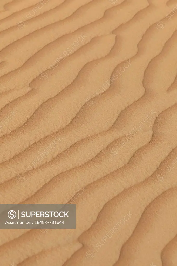 Structure in sand, Emirate of Dubai, United Arab Emirates