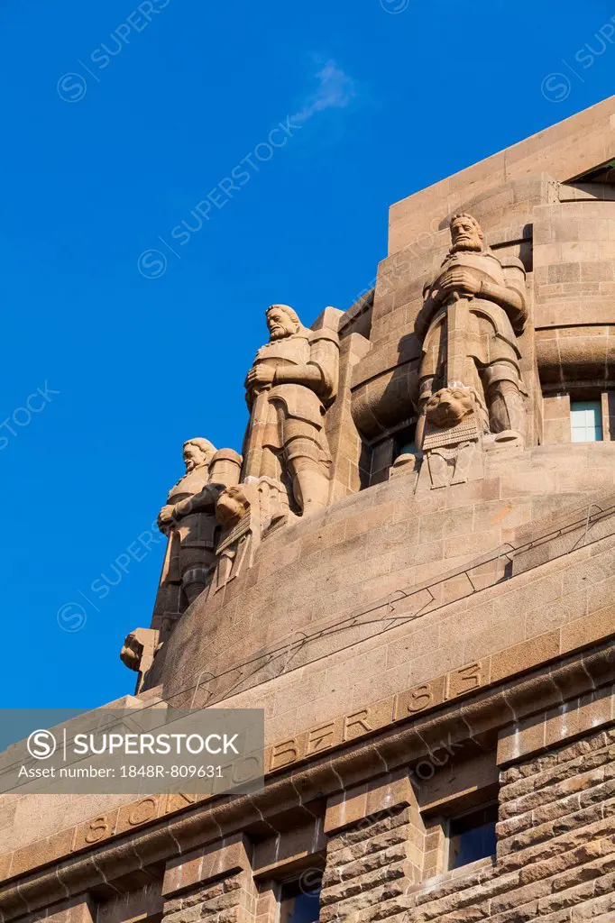 Monument to the Battle of the Nations, Voelkerschlachtdenkmal, Leipzig, Saxony, Germany