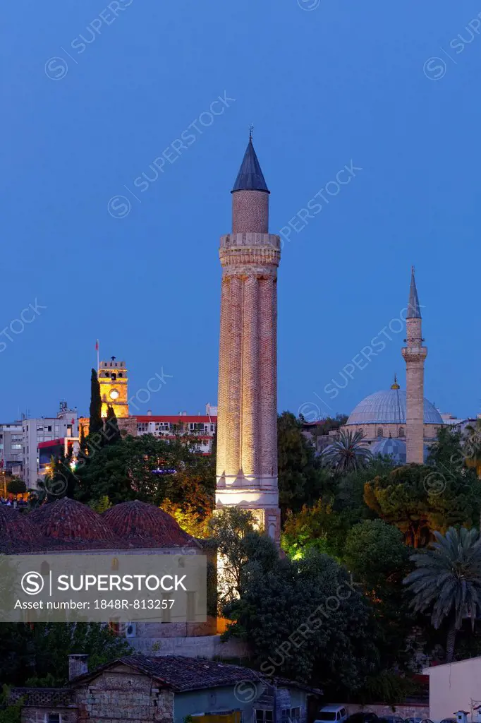 Fluted Minaret, Kaleiçi, Antalya, Antalya Province, Turkey