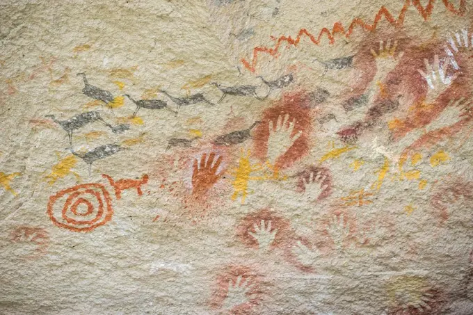 Cueva de las Manos or Cave of Hands, murals, 7000-1000 BC, Santa Cruz, Argentina