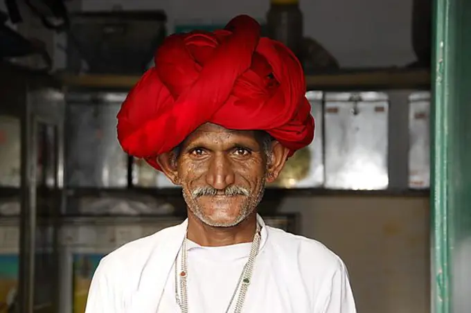 Indian, portrait, Pushkar, Rajasthan, North India