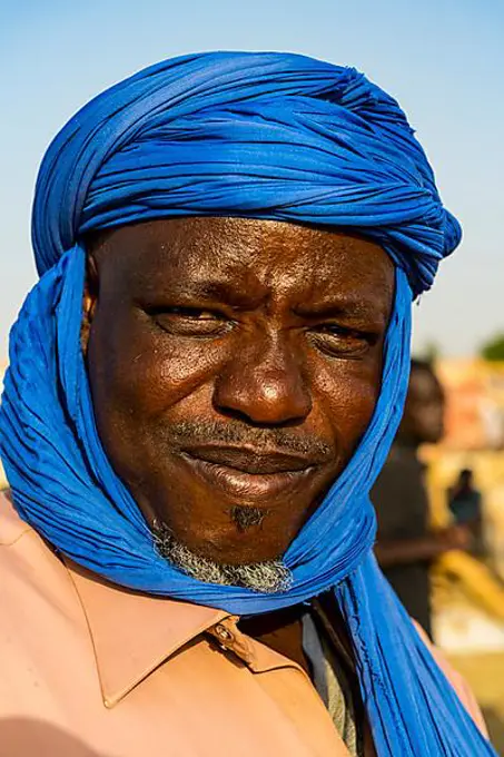 Tuareg at the animal market, Unesco world heritage sight Agadez, Niger, Africa
