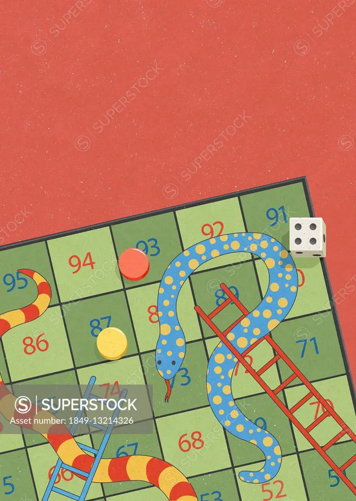Game of snakes and ladders