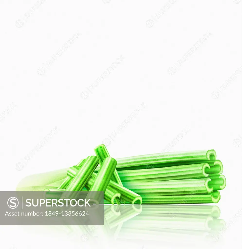 Head of celery with celery sticks