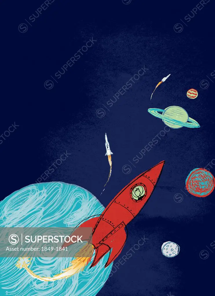 Rockets in outer space