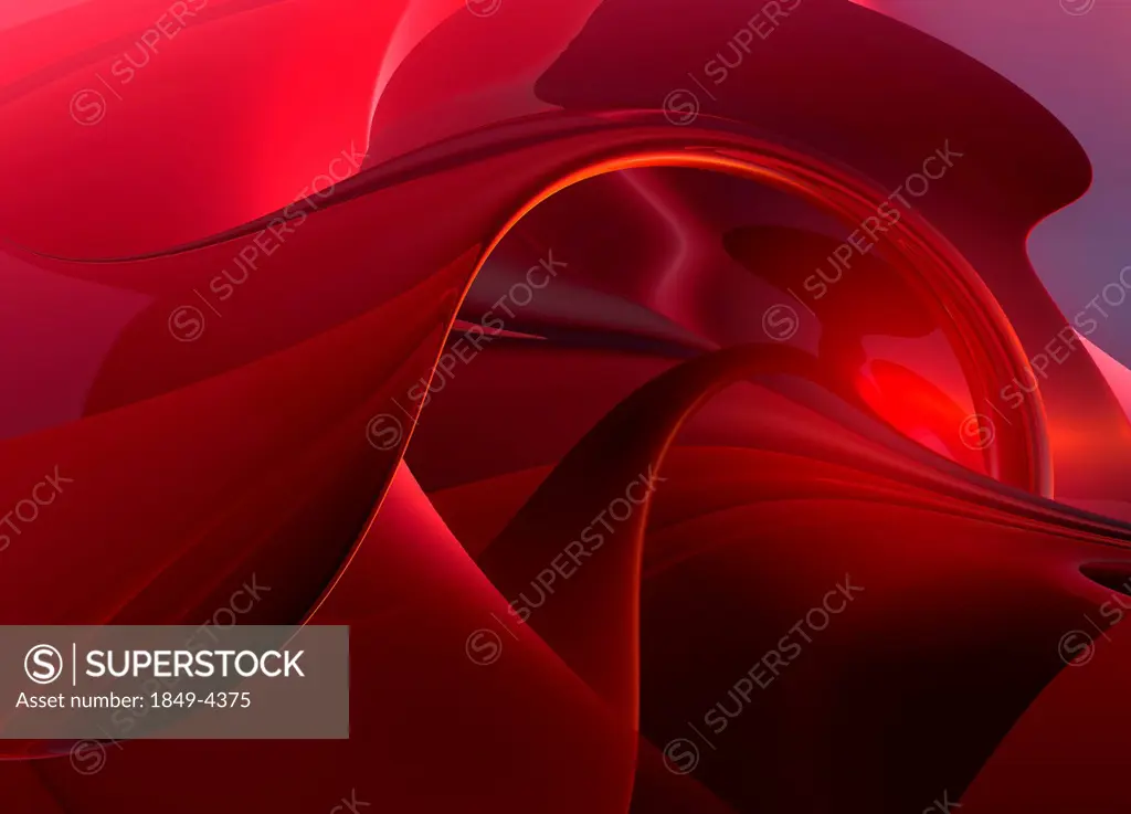 Abstract digitally generated red backgrounds