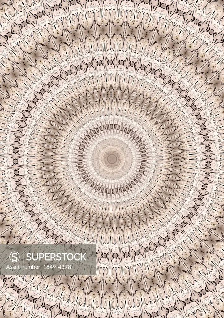 Neutral concentric pattern