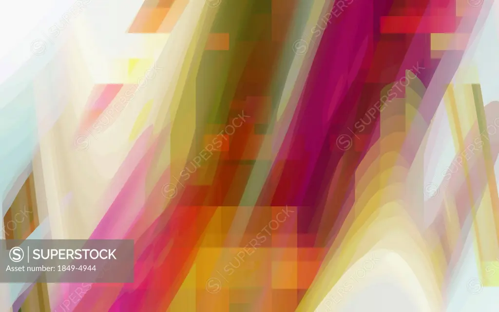 Abstract multicolored pattern