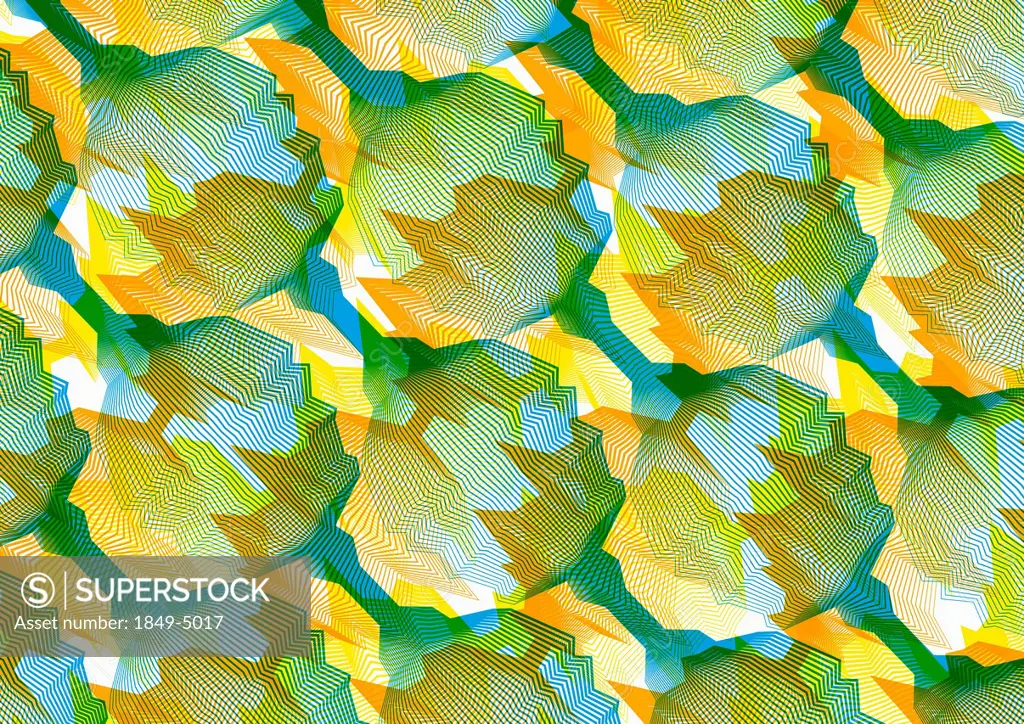 Abstract mesh pattern