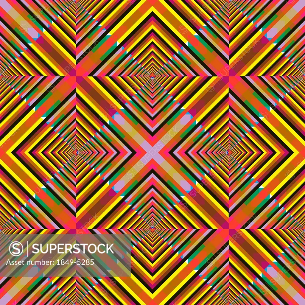 Abstract kaleidoscope pattern
