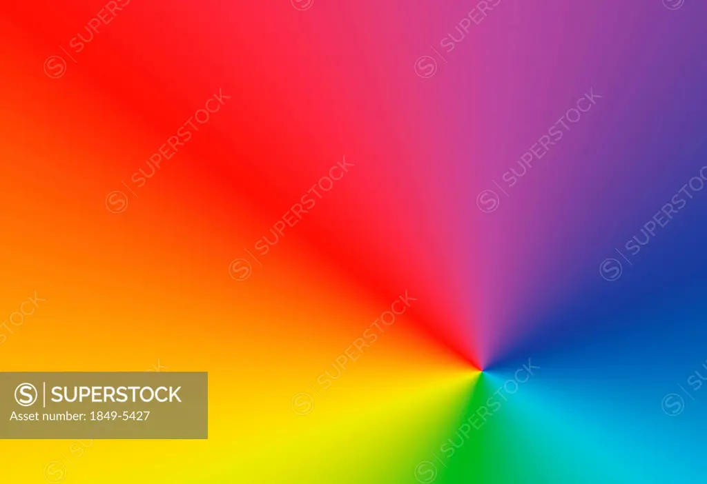 Full frame rainbow spectrum of colors
