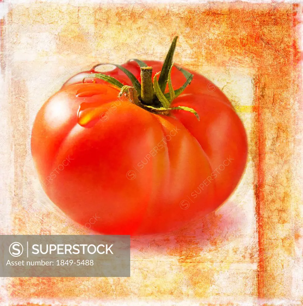 Close up of ripe tomato