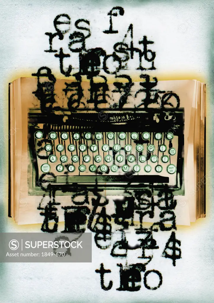 Retro typewriter