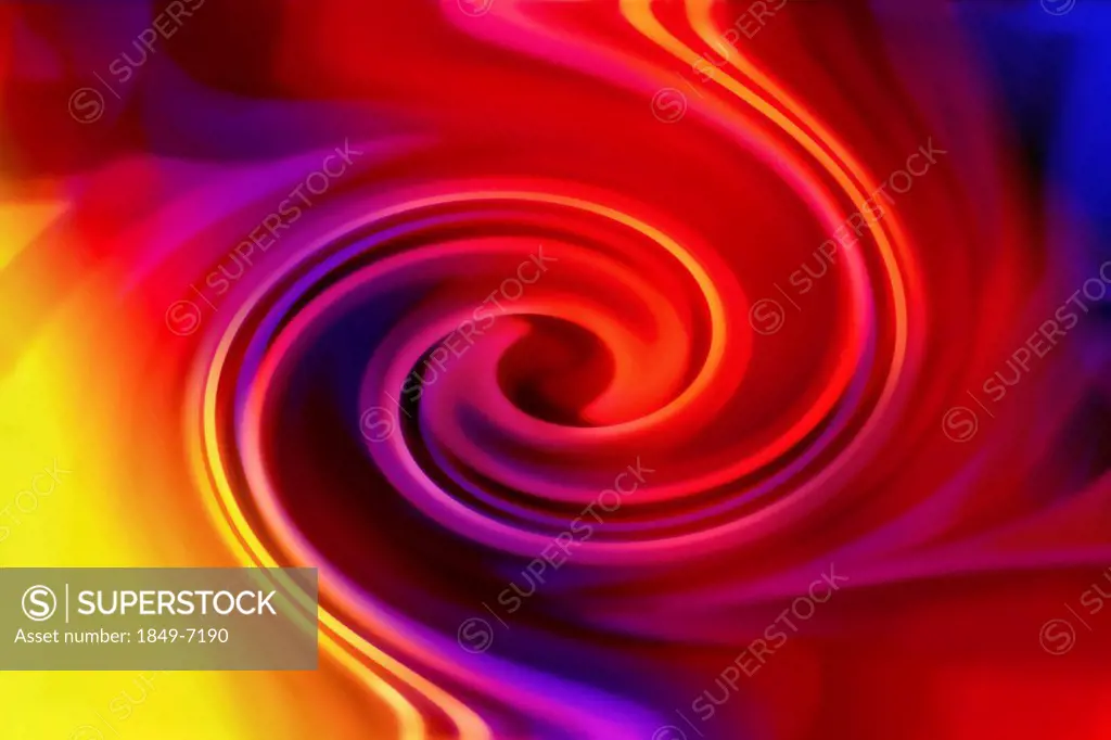 Colorful full frame abstract swirl pattern