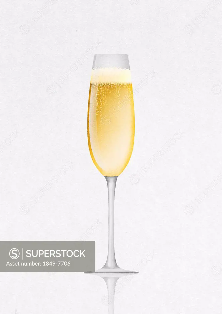 Champagne in champagne flute