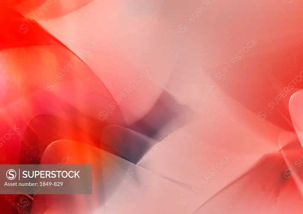 Abstract image of red, swirling clouds