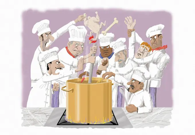 Too many cooks spoil the broth