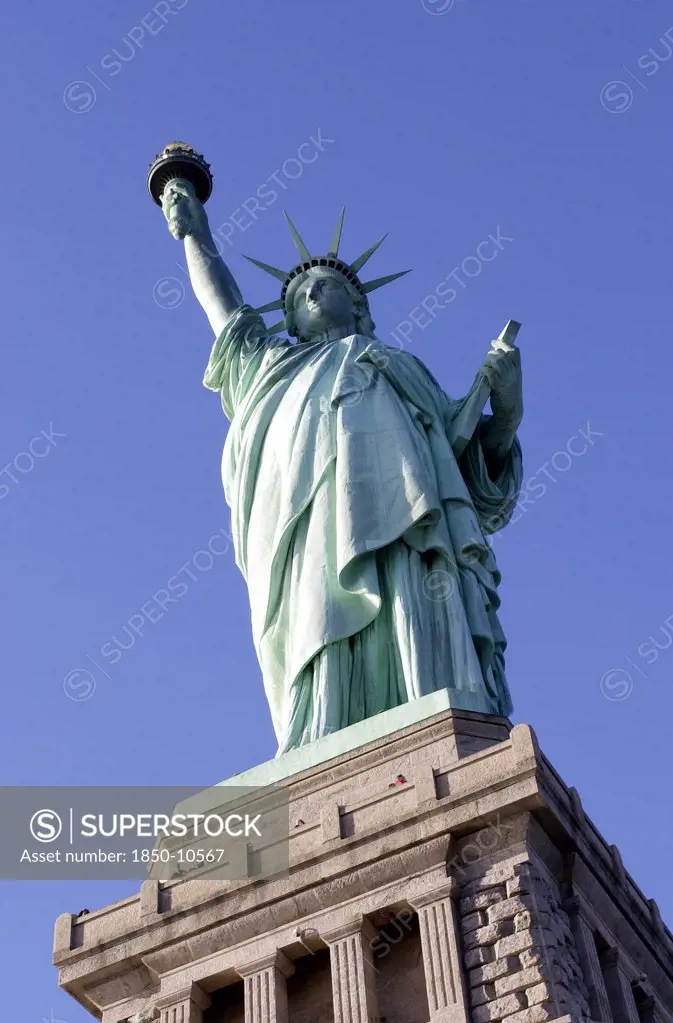 Usa, New York State, New York City, Statue Of Liberty