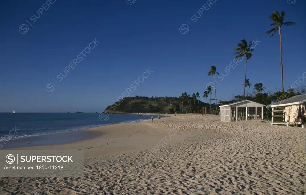 West Indies, Antigua, Beach Scene