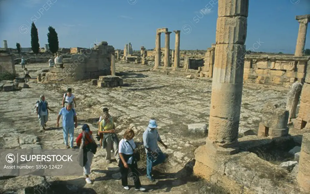 Libya, Cyrenaica, Cyrene, Sanctuary Of Demeter And Kore Site Of A Woman Only Annual Celebration.