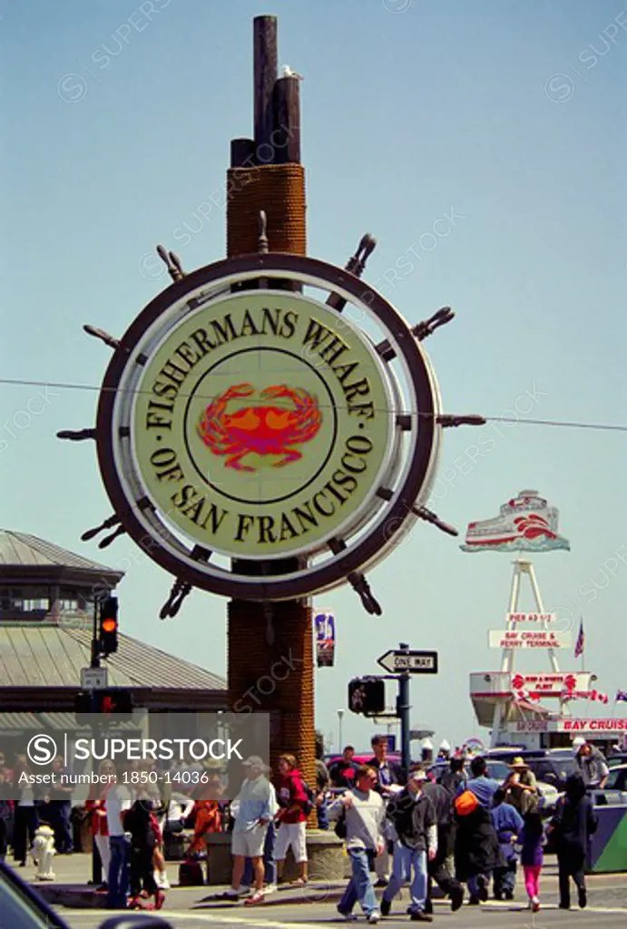 Usa, California, San Francisco, Fishermans Wharf At Pier 431/2