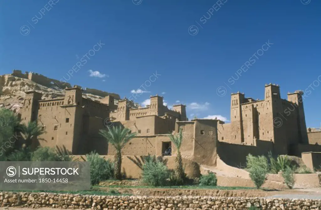 Morocco, Ait Benhaddou, Kasbah Famous For Appearing In Films Such As Jesus Of Nazareth And Lawrence Of Arabia.