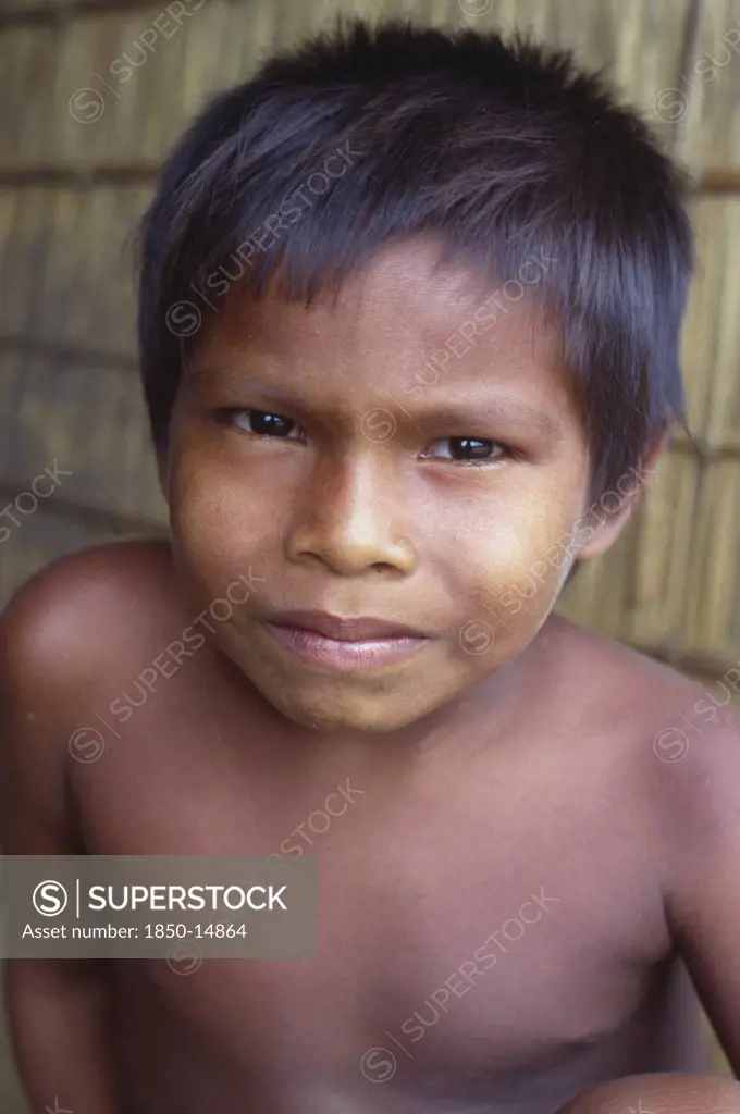 Colombia, Vaupes, 'Tukano Indian Boy, '