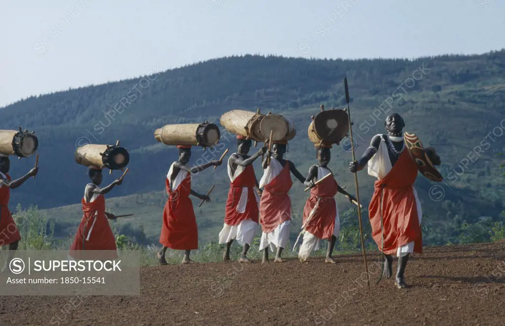 Burundi, Gishora, 'Traditional Drummers, Or Tambourinaires.'