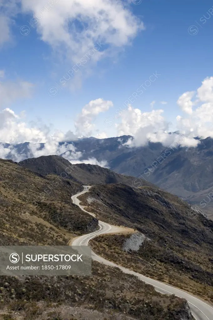 Venezuela, Andes, View From Pico El Aguila 4118M Close To Merida