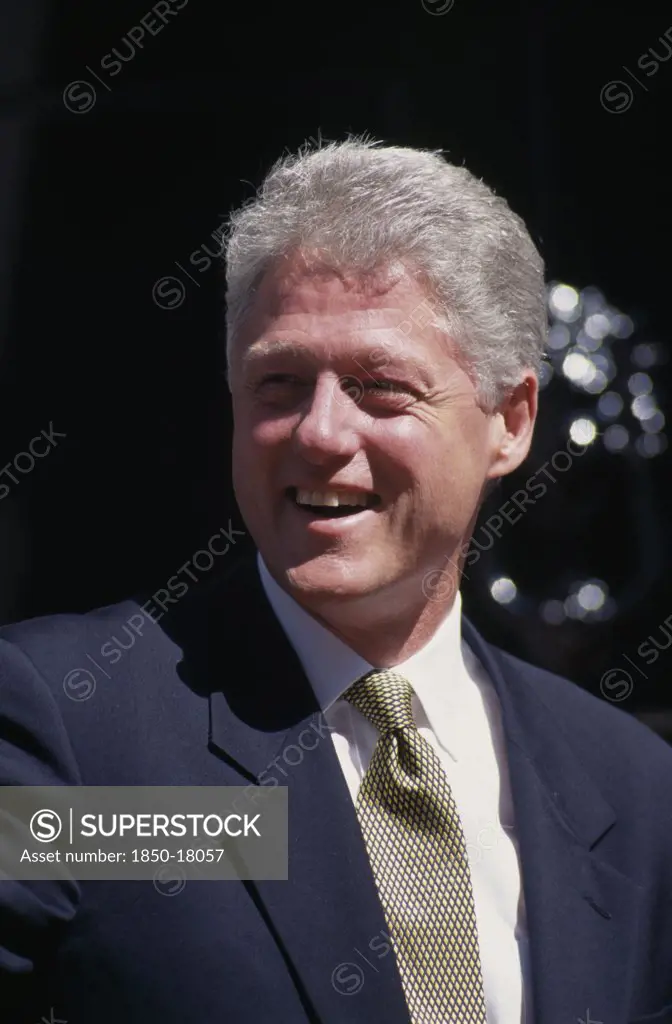 Usa, People, Politics, Portrait Of Former President Bill Clinton.