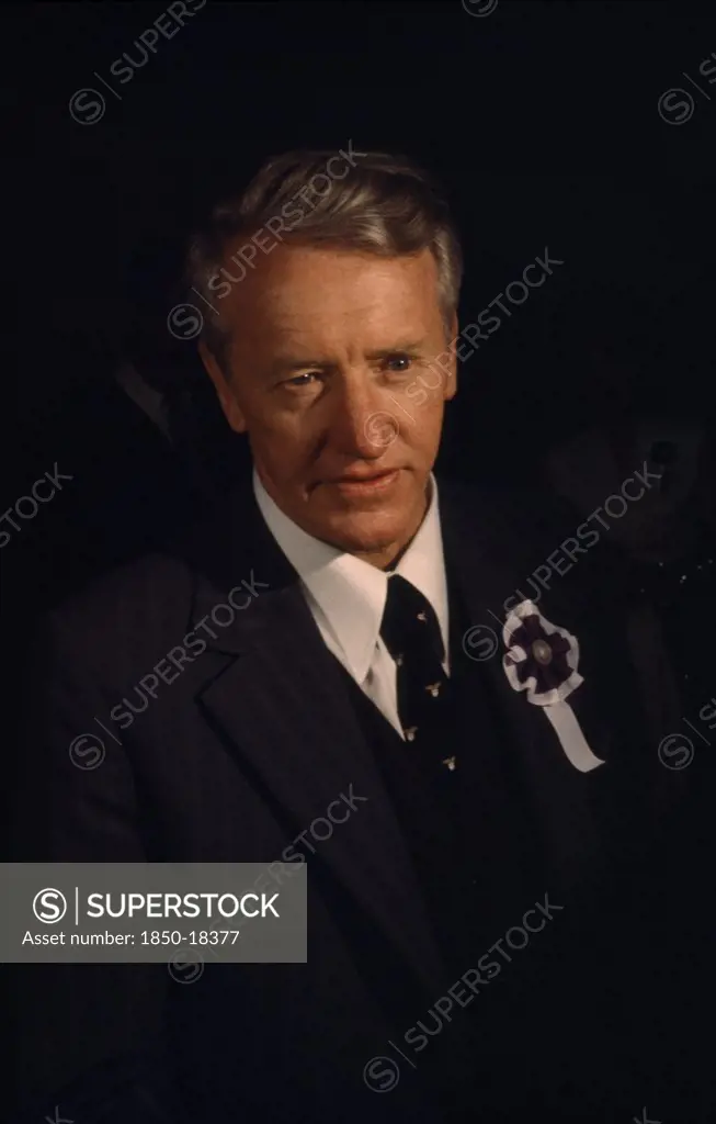 Zimbabwe, People, Portrait Of Former Prime Minister Of Zimbabwe Ian Smith Who Caused Outrage By Declaring Independence Under White Minority Rule In 1965.