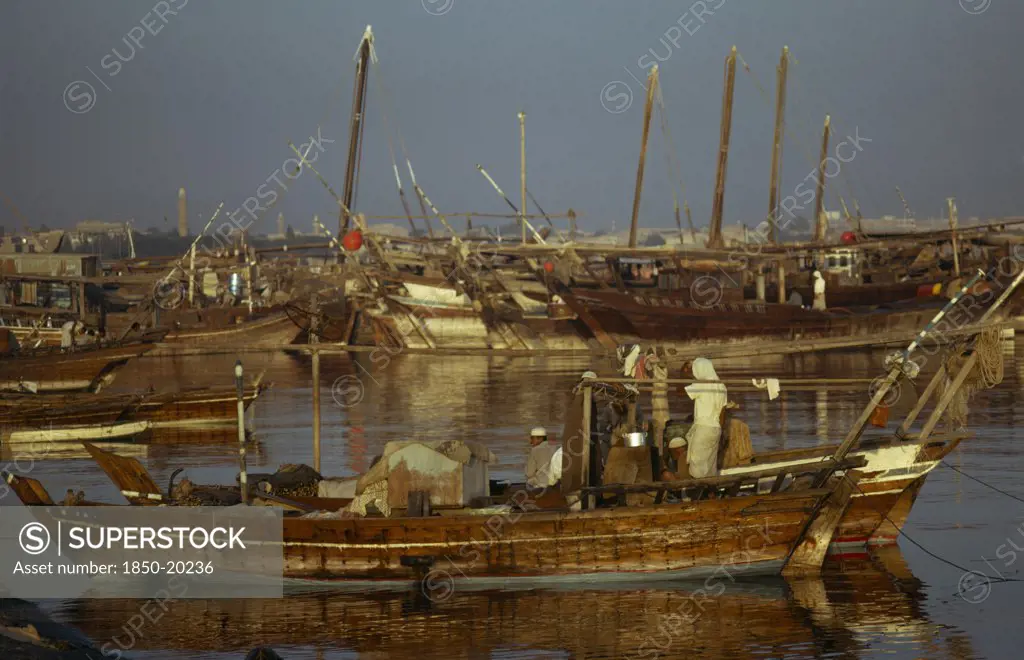 Qatar, Industry, Fishing Dhow Boats