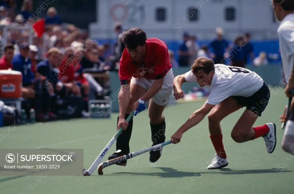 Sport, Ball Games, Mens Hockey, Great Britain Versus Germany Match In Milton Keynes 1992.