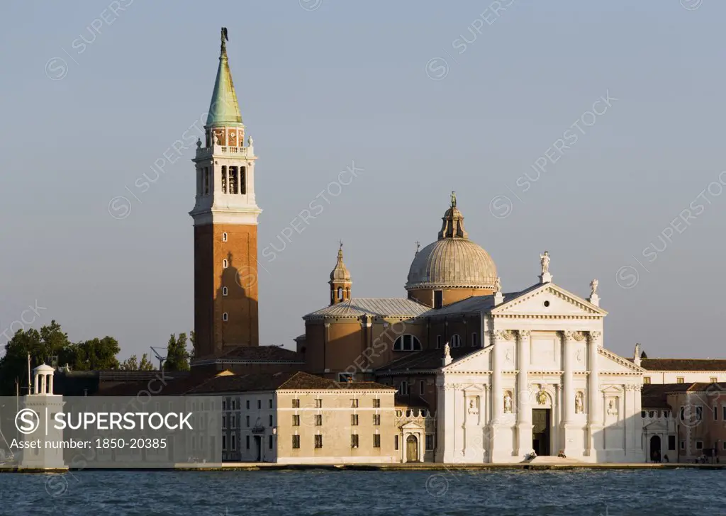 Italy, Veneto, Venice, Palladio'S Church Of San Giorgio Maggiore On The Island Of The Same Name