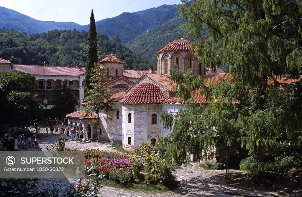 Bulgaria, Bachkovo, Bachkovo Monastery Church Of Sveta Bogoroditsa.