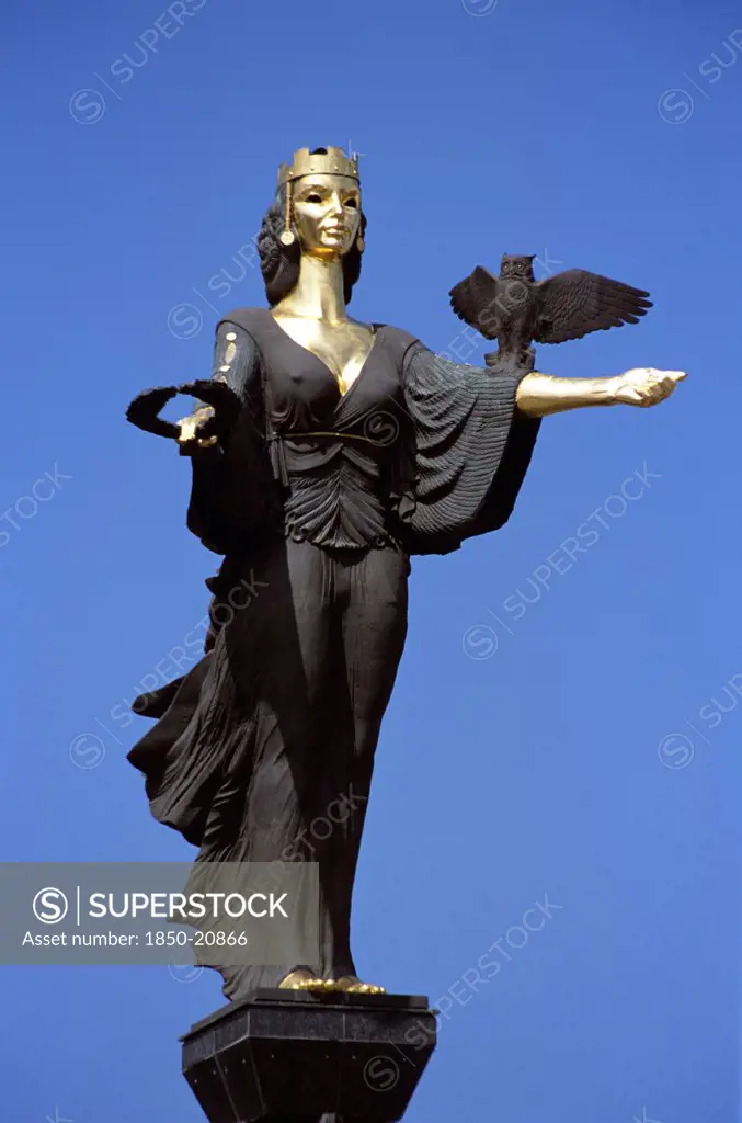Bulgaria, Sofia, Saint Sofia Statue.