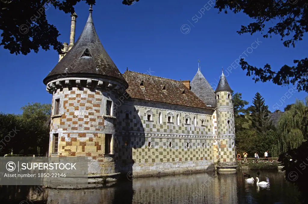 France, Calvados, Normandy, 'Chateau De St-Germain-De-Livet, Normandy, France '