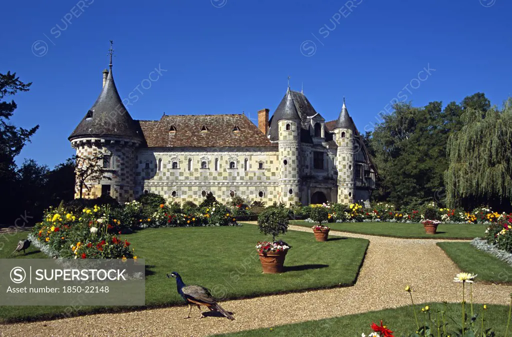 France, Calvados, Normandy, 'Chateau De St-Germain-De-Livet, Normandy, France '