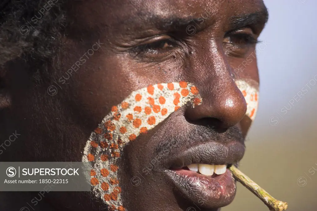 Ethiopia, Lower Omo Valley, Turmi, 'Jumping Of The Bulls Initiation Ceremony, Hamer Man'