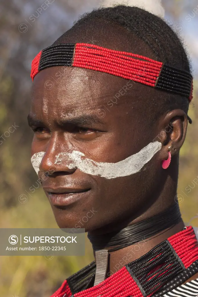 Ethiopia, Lower Omo Valley, Tumi, 'Hamerjumping Of The Bulls Initiation Ceremony, Hamer Man'